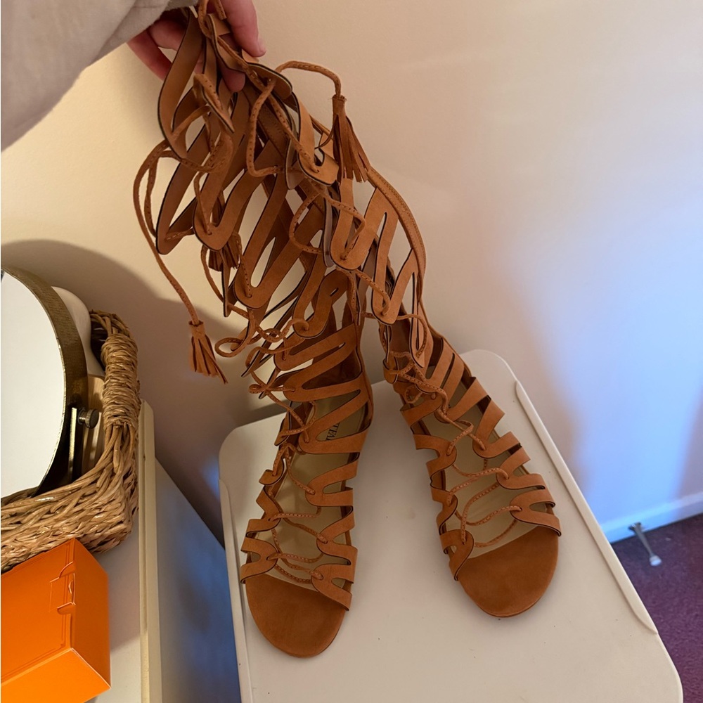Women's Tan Gladiator Sandals